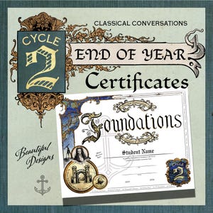 Certificaat Classical Conversations Cycle 2 (digitale download)