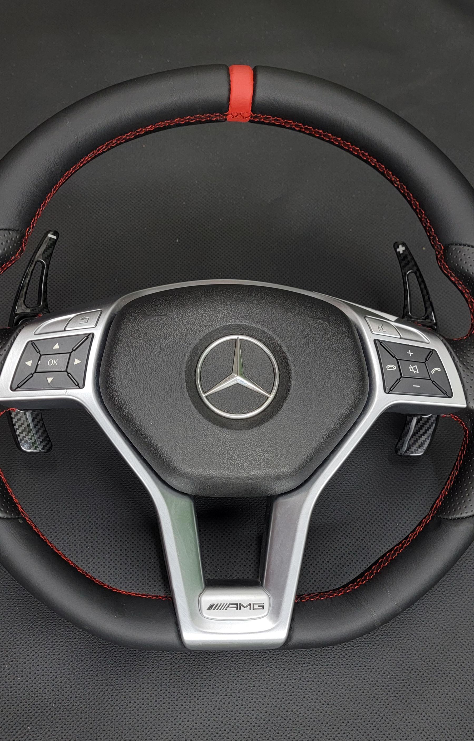 AMG W/ Paddle Shifters Steering Wheel Upgrade | Fits Mercedes Benz