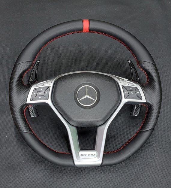 Mercedes AMG Sport Steering Wheel W/ Paddle Shifters | Fits W204