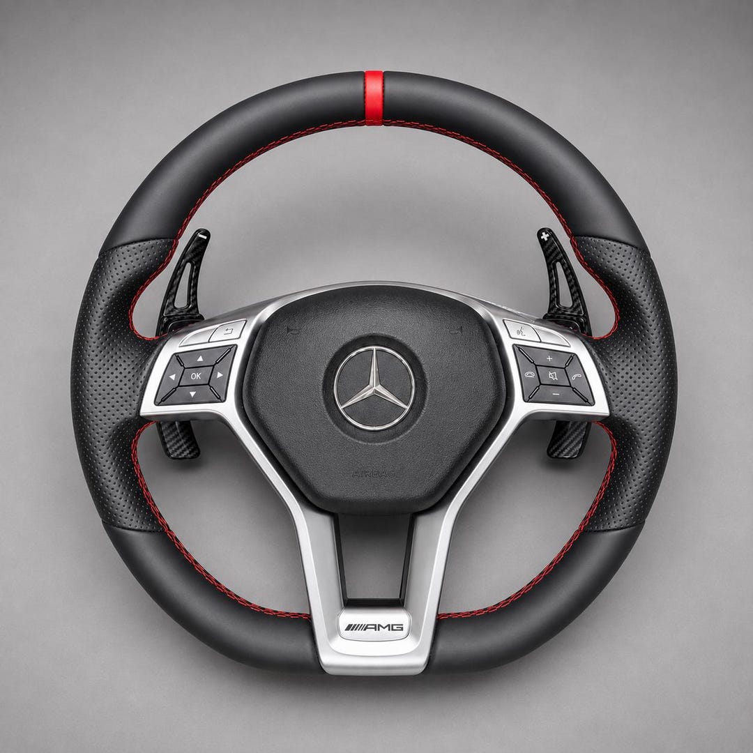 AMG W/ Paddle Shifters Steering Wheel Upgrade | Fits Mercedes Benz