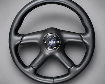 MOMO ステアリング デイトナ 4スポーク 当時物 36π レア物 ウッド。 Vintage HKS MOMO 4-spoke Leather Steering Wheel (36cm/14