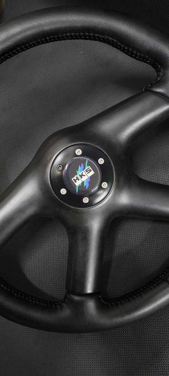 ヴィンテージ HKS MOMO 4スポークステアリングホイール 14インチ 36 cm