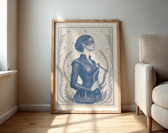 Nesta and Cassian ACOTAR Prints Set of 2 Court of Silver Flames Wall Art Nessian Fanart SJM Bookish Decor A4 US Letter Digital Download Art