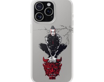 Funda para teléfono Samurai – Máscara Oni Japonesa para iPhone y Android