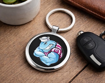 Llavero del Trabzonspor / Llavero de acero inoxidable para hinchas