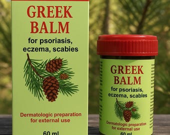 Greek Balm | Natural Pine Resin Salve for Rough, Dry Skin | Traditional Herbal Care