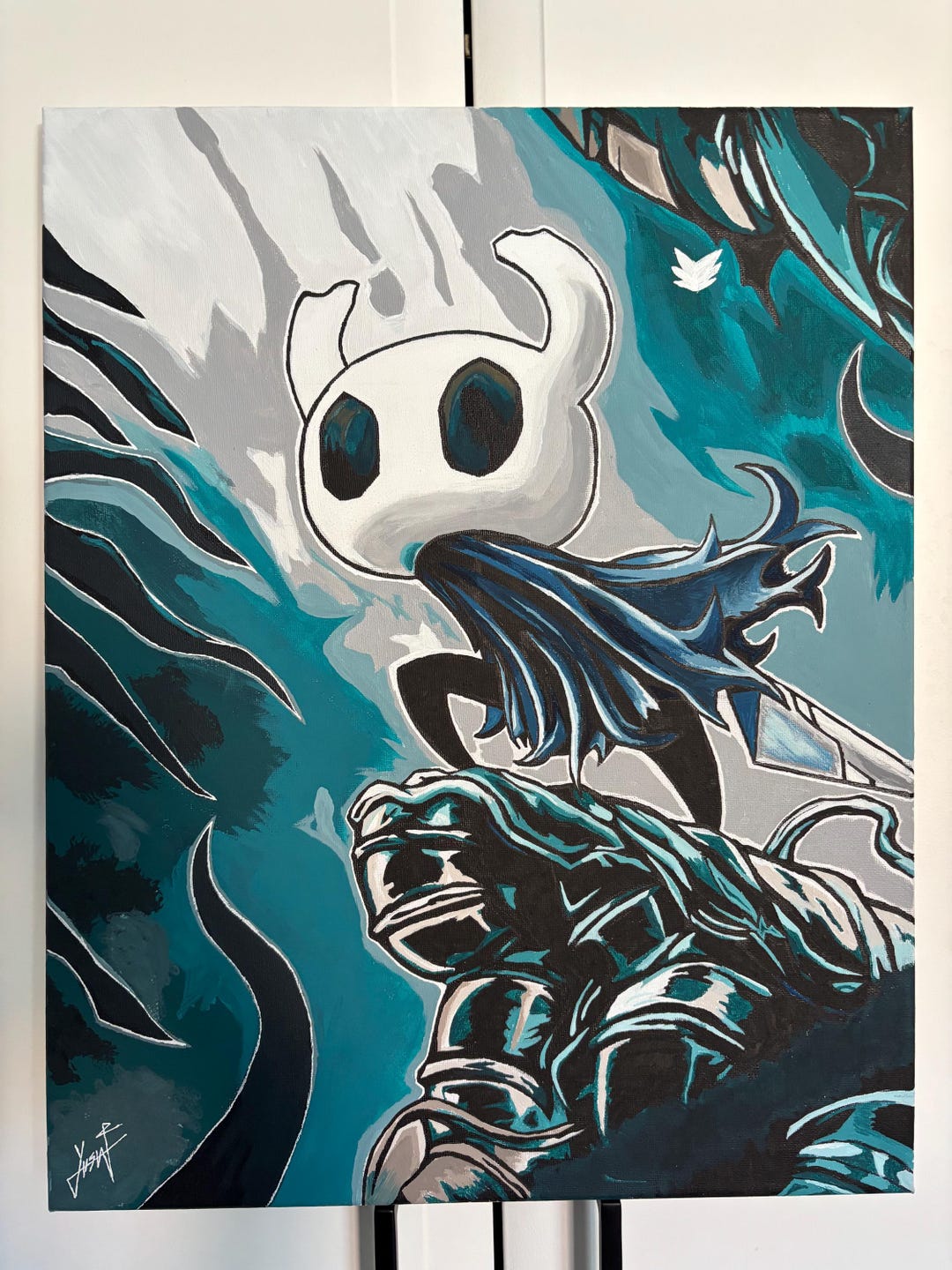 Hollow Knight Hand Painted Canvas Art - Etsy