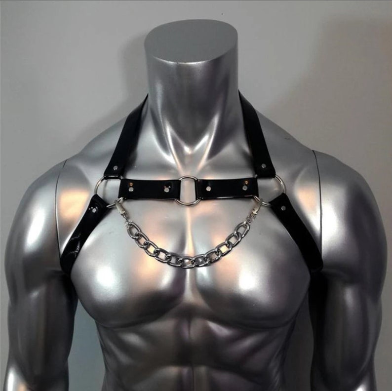 12 Styles Fetish Men Sexual Chest Leather Harness Belts Adjustable Gay Body Bondage Harness Strap Rave Gay Clothing for Adult Sex 