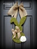 Easter Wreath.  Spring Wreath.  Bunny Wreath. 