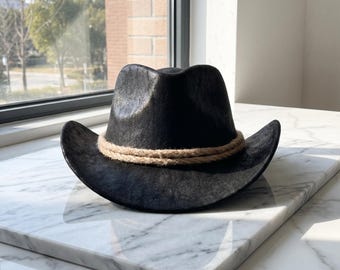 Classic Cowboy Hat | Western Rope Band Costume Accessory