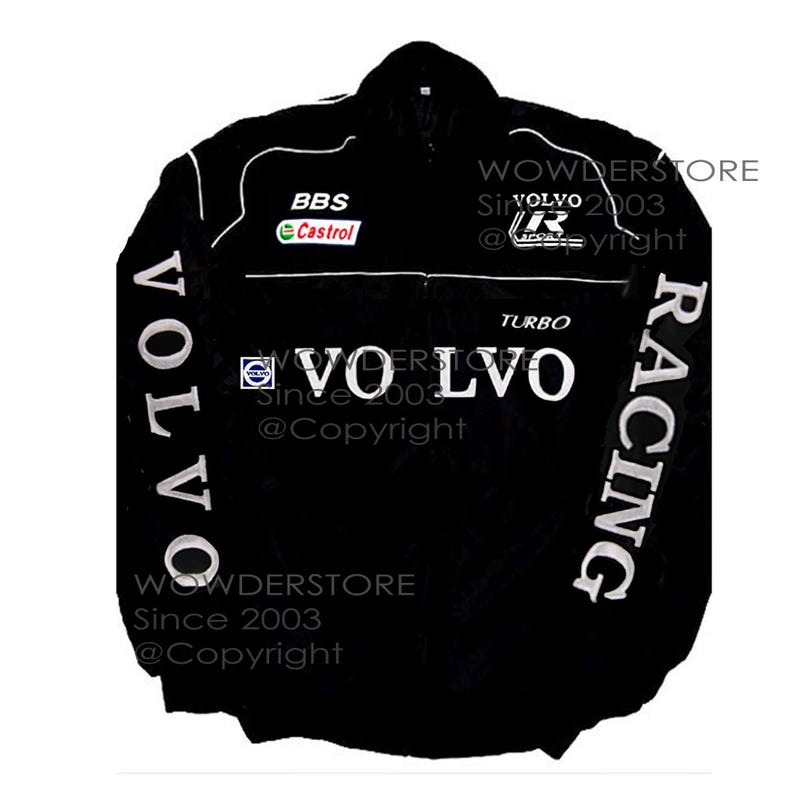 Volvo Pit Crew Racing Jacket Motorsport Auto Autosport Vintage Retro ...