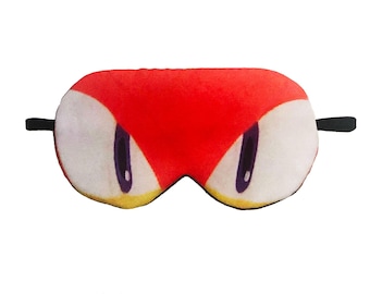 Knuckles Echidna masque de sommeil yeux bandés yeux endormis masque de sommeil bandeaux les yeux bandés nuit voyage bloc de lumière sain accessoire ensemble idée cadeau