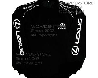 Giacca da corsa Lexus Pit Crew Motorsport Autosport Vintage Retro Race Racer Gear Automobile Car Top Giacche Cappotto Cappotti Taglia M L XL XXL