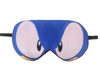 Sonic Hedgehog sleep mask blindfold sleeping eyes sleepmask blindfolds night travel healthy light block accessory set gift present kid kids