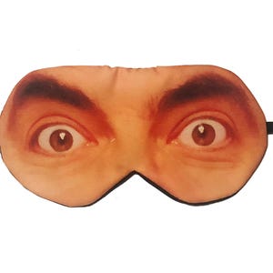 Mr. Bean sleep mask blindfold sleeping nap eyes sleepmask blindfolds night travel spa healthy light block accessory accessories gift present
