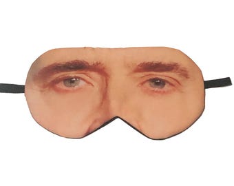 Nicolas Cage sleep mask blindfold sleeping eyes sleepmask blindfolds night travel spa healthy light block accessory accessories gift present