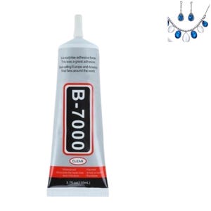 B7000 Multipurpose Clear Adhesive Glue, 110ml, High Viscosity, for Crafts, Jewellery, Fabric, Screen Repair