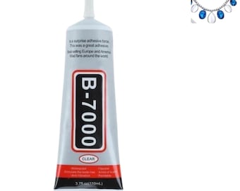 B7000 Multipurpose Clear Adhesive Glue, 110ml, High Viscosity, for Crafts, Jewellery, Fabric, Screen Repair