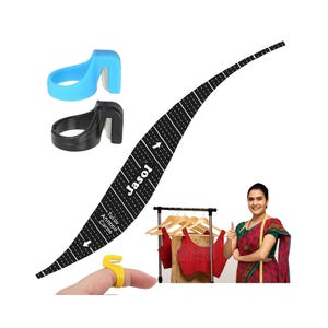 Régua Curva para Cava com Anel Cortador de Linha | Escala de Alfaiataria, Ferramenta para Modelagem de Moldes