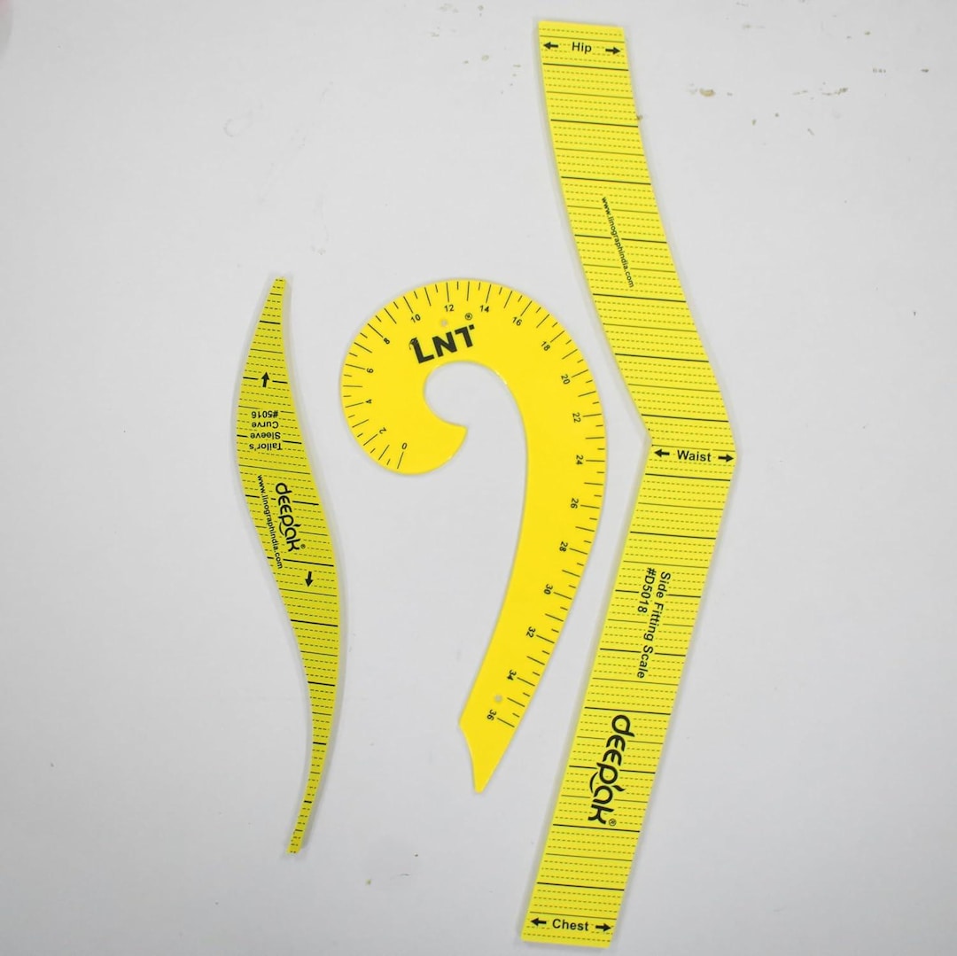 French Curve Ruler Set, Arm Hole & Hip Shape, Tailoring Design - Etsy