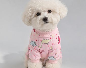 Pet Pajama Jumpsuit | Soft Puppy Onesie | Pet Sleepwear Outfit | Gift for Dog Owner