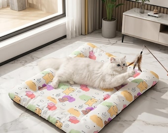 Pet Cooling Mat | Washable Dog & Cat Sleeping Mat | Summer Puppy Cushion