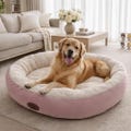 Round Soft Bed For Pets | Cozy Pet Bed for Cats & Dogs | Washable Sleeping Nest product logo