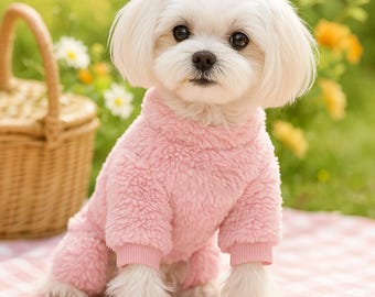 Winter Pet Warm Outfit | Soft Dog Onesie | Cold Weather Puppy Suit | Cozy Pet Apparel
