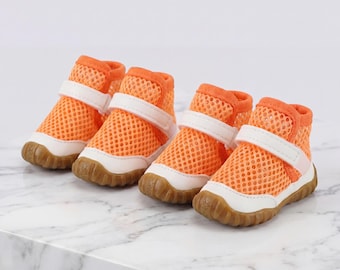 Ademende laarzen voor puppy's | Zomerschoenen voor honden en katten | Waterdichte antislip hondenpootbeschermer | Outdoorschoenen voor honden