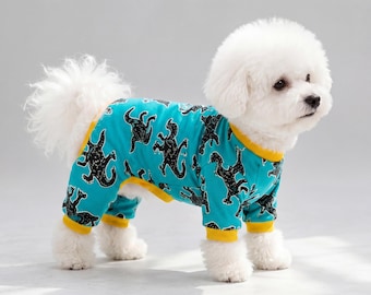 Dog Pajamas for Small Dogs | Puppy Sleepwear Clothes | Soft Dog Outfit Jumpsuit Onesie | Gift for Small Breed Puppy Owner