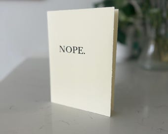Honest Sympathy Card, Grief Support, Difficult Times, Hand-Torn Edges (5" x 7")