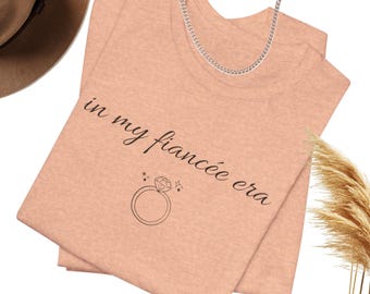 Fiancée Era T-Shirt, Engaged Bride Shirt, Future Mrs. Tee