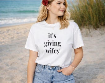 È un regalo per la mogliettina - Maglietta per la futura sposa, neosposi, regalo di fidanzamento, maglietta per matrimonio