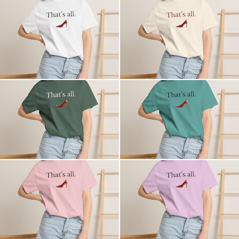 T-shirt "That's All" del film Il diavolo veste Prada, Comfort Colors 1717, Boss Lady Tee immagine 4