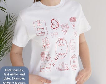 Custom Future Mrs. Shirt, Personalized Bride Engagement Tee