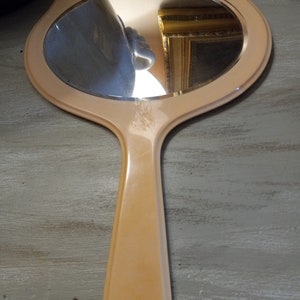 Celluloid Hand Mirror