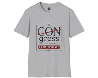 Camiseta de moción de censura al Congreso / Camiseta de protesta política