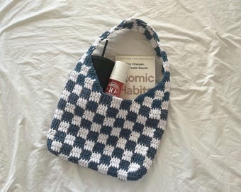 Torba typu „Checkerboard Chunky Tote” | Wzór w formacie PDF + samouczek wideo