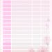 Pink Assignment Tracker Simple Printable Planner for School ...