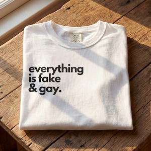 allt är fejk & gay tröja | politisk kommentator meme