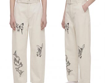 Pantaloni a farfalla psichedelici
