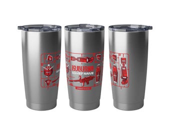 Mobile Suit Gundam Gunpla Travel Mug