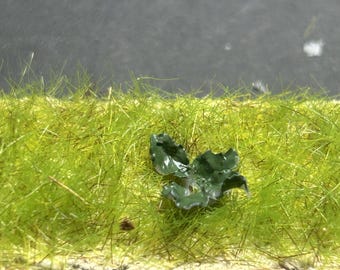 Feuilles de bardane à l'échelle 1/35 - Diorama et feuillage miniature de la Seconde Guerre mondiale