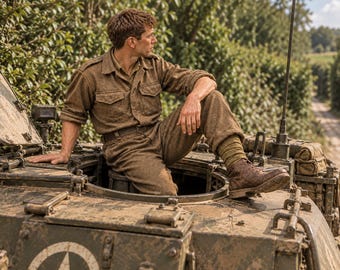 Équipage de camion/char britannique de la Seconde Guerre mondiale au 1/35