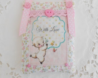 Retro Inspired Lavender Sachet/Hanger/Keepsake