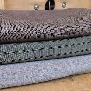 Dreierset. Die Geometric-Kollektion. Schneiderei Stoffe