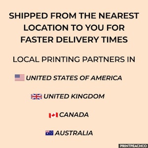 Fast shipping details for USA UK Canada and Australia