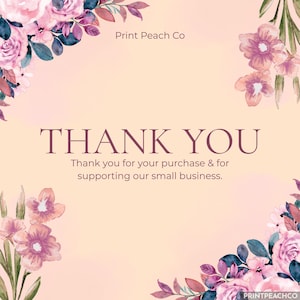 Print Peach Co thank you card included with Scotland World Cup shirt