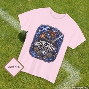 Light pink Scotland World Cup 2026 Mon Then Scotland t shirt