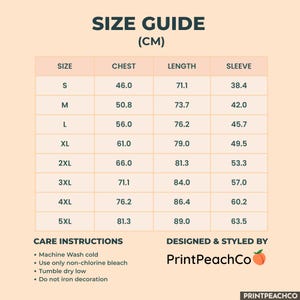 Size guide for Scotland vs Brazil top